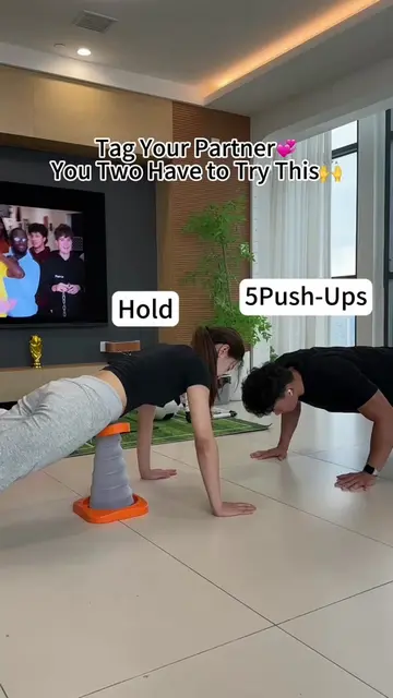 Best home workout equipment I’ve gottt!!! It’s soooo funnnn 🥰 #pushups #chestwo