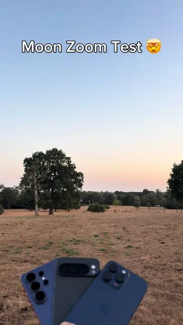 Google vs Samsung vs Apple Zoom Test at the Moon 🤯 #apple #google #pixel10 #s26