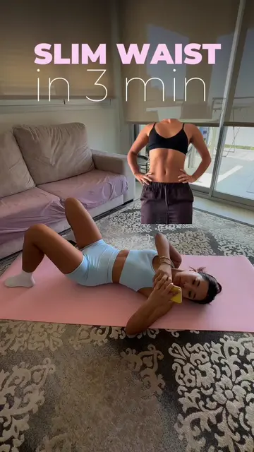 SLIM WAIST WORKOUT IN 3 MINS 🔥🙈 #tipsforgirls #tabata #fatburn #abs #workoutfr
