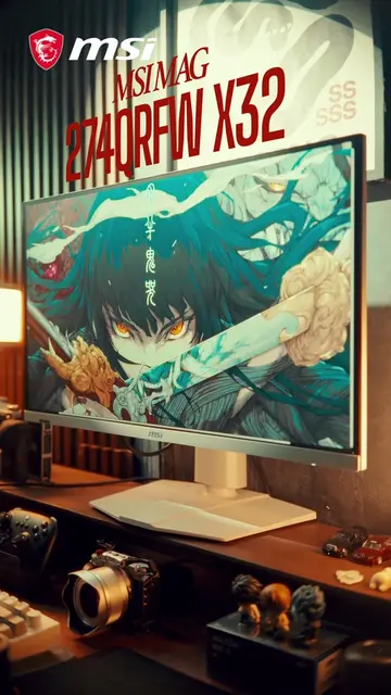 One Monitor for Editing AND Gaming? 👀 | MSI MAG 274QRFW X32 #MSI #MSIMonitor #G