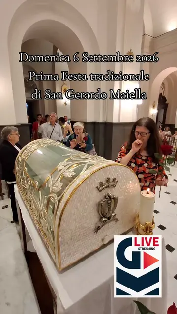 Domenica 6 Settembre 2026 Prima Festa tradizionale di San Gerardo Maiella... #fy