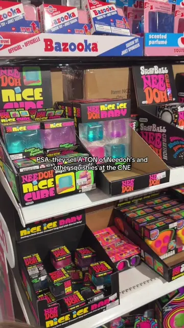 PSA: they sell A TON of Needoh’s and other squishies at the CNE Be careful becau