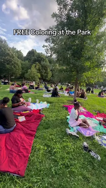 Whimsy Girls in the City: Coloring in the Park 🎨✨✂️🖍️ Hundred of Girls Showed 