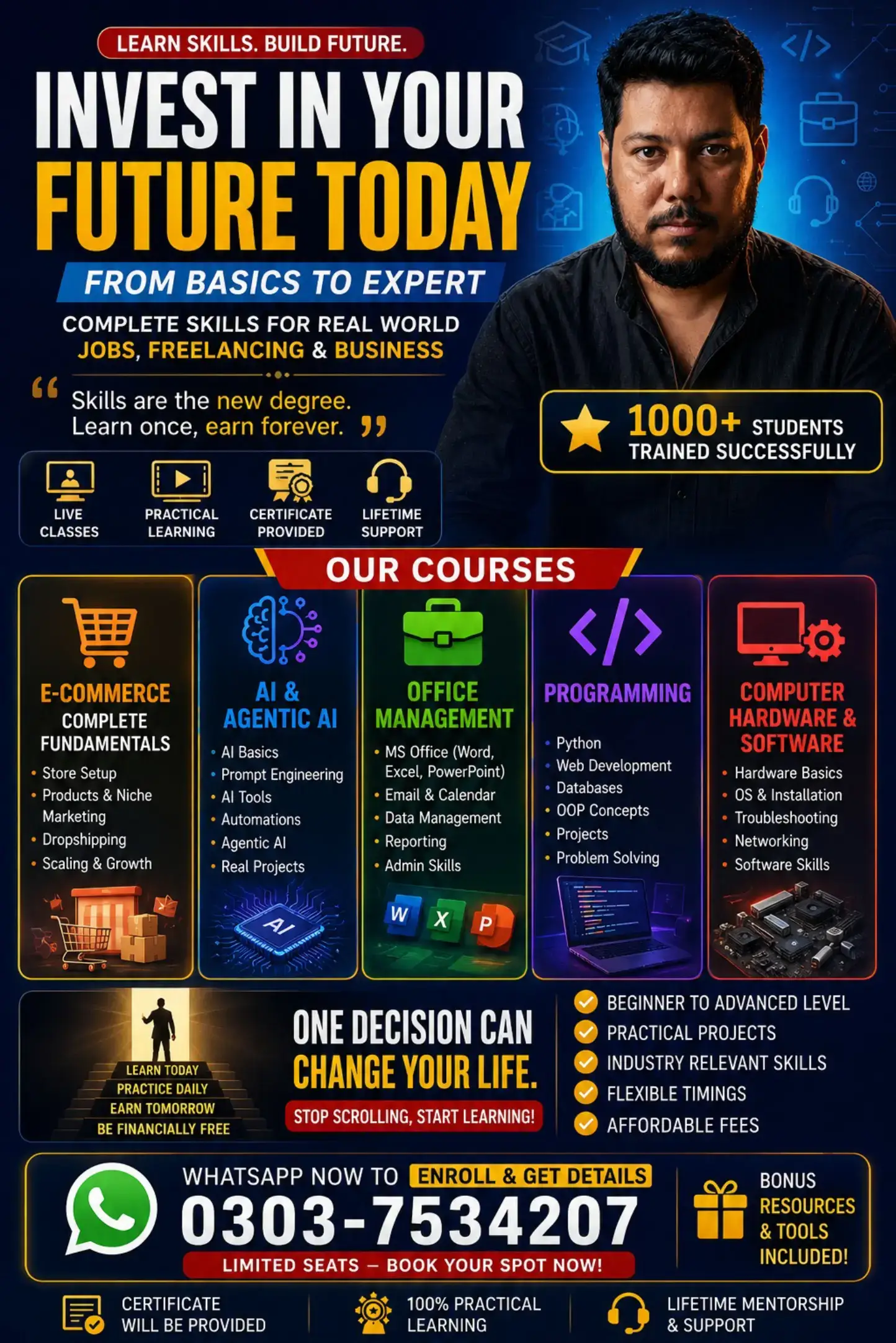 Stop Scrolling. Learn Skills That Pay. 🚀 Want to build real skills for **freela