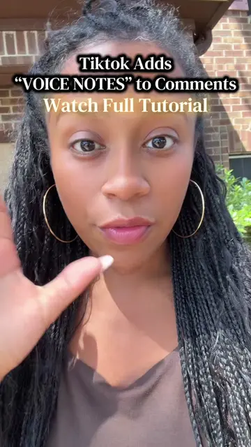 TikTok voice notes tutorial #tiktokupdates #voicenote #comment #tiktoktips #tuto