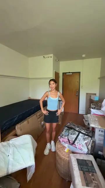 DORM IS DONE!! full tour coming on my yt 🫶🏼 #dorm #dormreveal #college #colleg