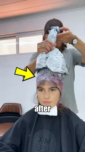 This girl took a breathtaking Hair transformation of her life☺ #hairtransformati