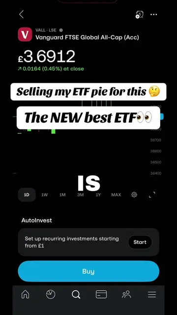 There’s is a NEW vanguard all world ETF and I am considering selling my ETF pie 