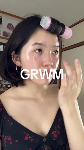 GRWM | I was calling with my friend so I look significantly happy lol #grwm #grw