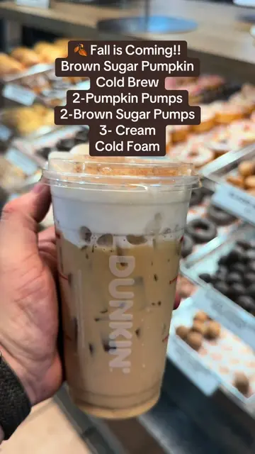 🍂 Fall is Coming!! Brown Sugar Pumpkin  Cold Brew 2-Pumpkin Pumps 2-Brown Sugar