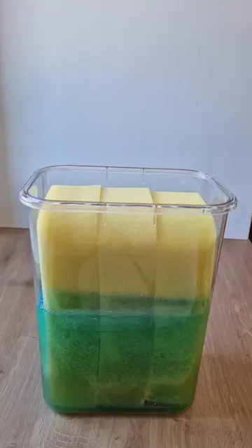 Guys, I don’t feel like this was my best work, and these sponges were a little d