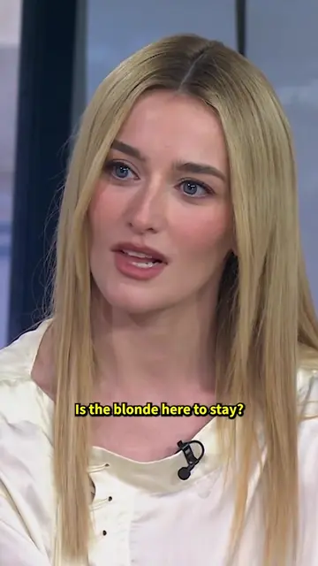 Sarah Pidgeon says her CBK blonde is here to stay, at least for the near future!