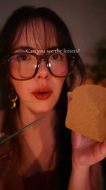 Do you see faint blurry letters also?! Guess the shapes and letters! #asmr #asmr