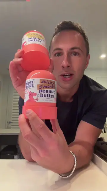 Taste testing the new @One Trick Pony Nuts peanut butter flavors 🥜