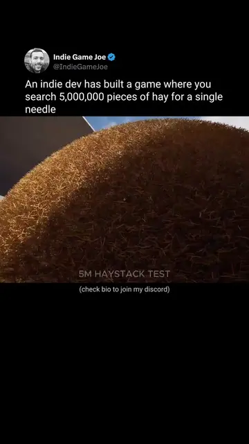 The dev still hasn't found the needle - The dev still hasn't found it himself - 