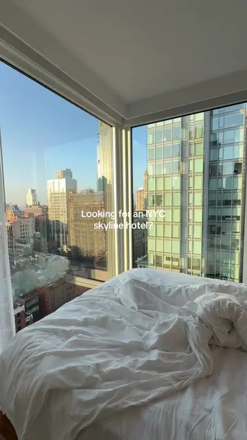 if an NYC skyline view is high on your hotel list, save this room. I stayed in t