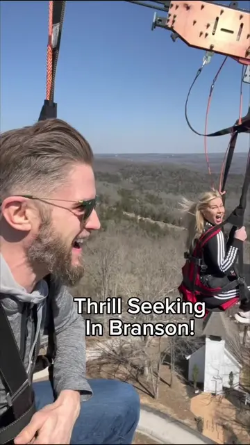 Thrill seeking in Branson? Ride The Vigilante Zip-Rider for an adrenaline rush! 