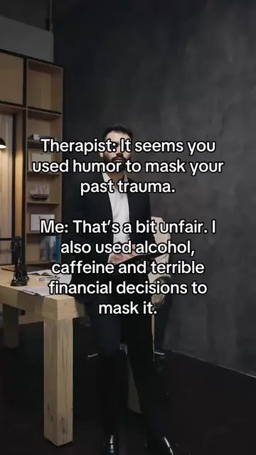 Apparently I had a very diverse coping strategy. #mentalhealthtiktok #therapytok