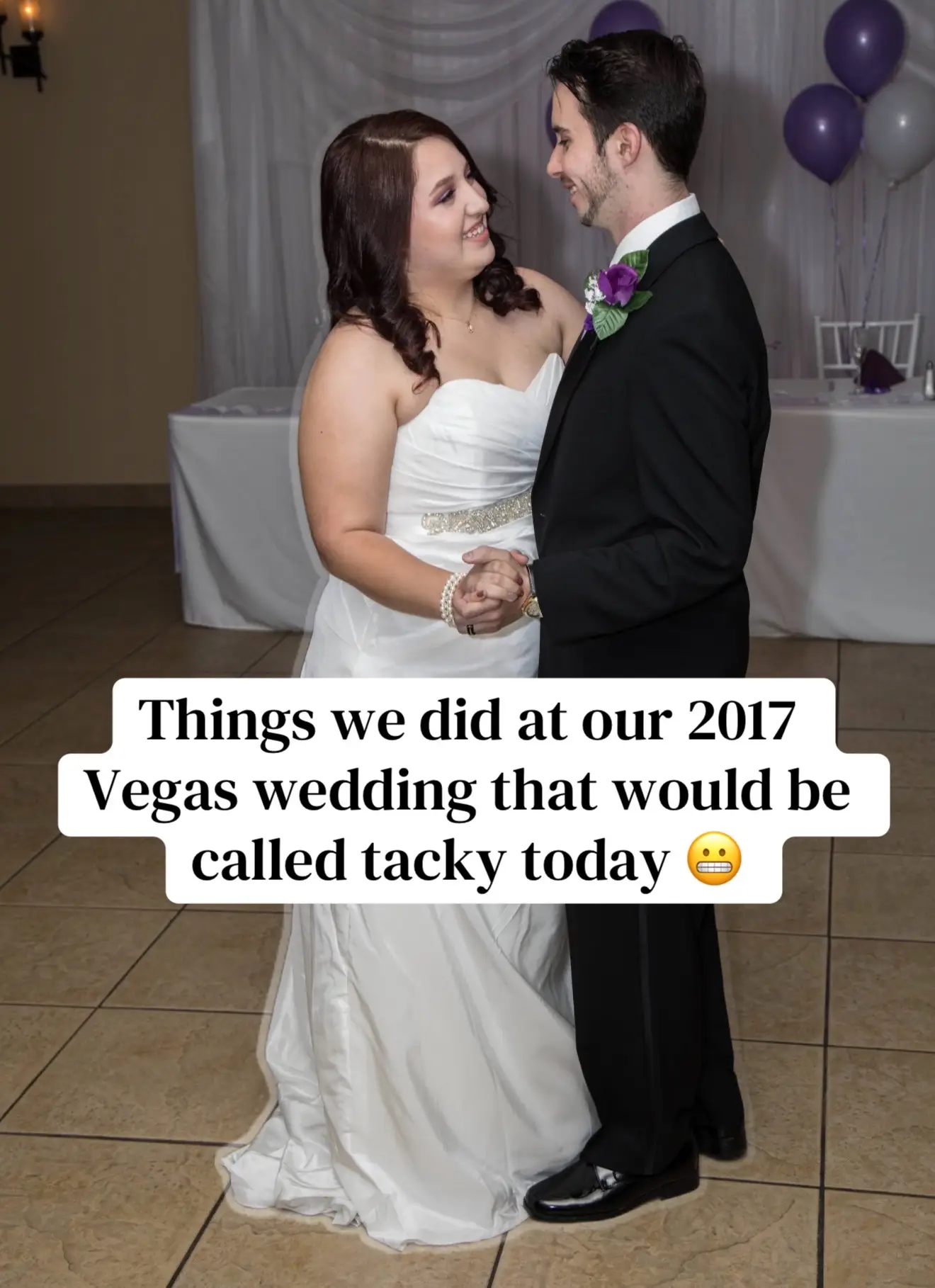 Things we did at our 2017 Vegas wedding that would probably be considered tacky 