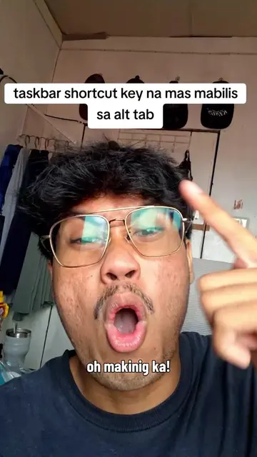 May shortcut key pala yung taskbar mo sa Windows 11. Tandaan mo lang yung mga ta