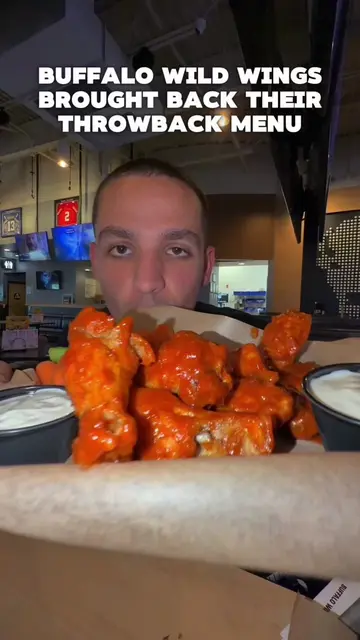 If you didn’t know @Buffalo Wild Wings brought back their ‘Throwback Menu’ where