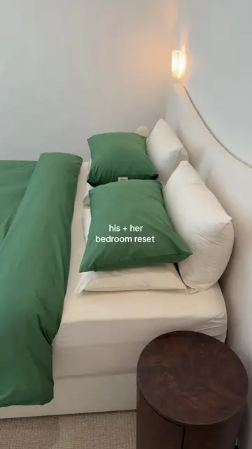 his + her bedroom reset 🛏️🧖🏼‍♀️🧼🧺(green & cloud combo is @Bonny !!) ad ⭐️