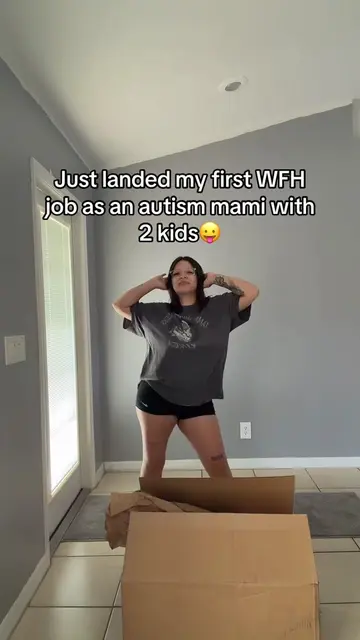 I start Monday! Thank you God🙏🏽 Celebrate with me🥳🥳🥳😛 #autismmom #wfhmom #