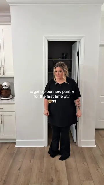 I’ve always wanted to do this, there’s so much room! 🥹 #newhome #pantry #pantry