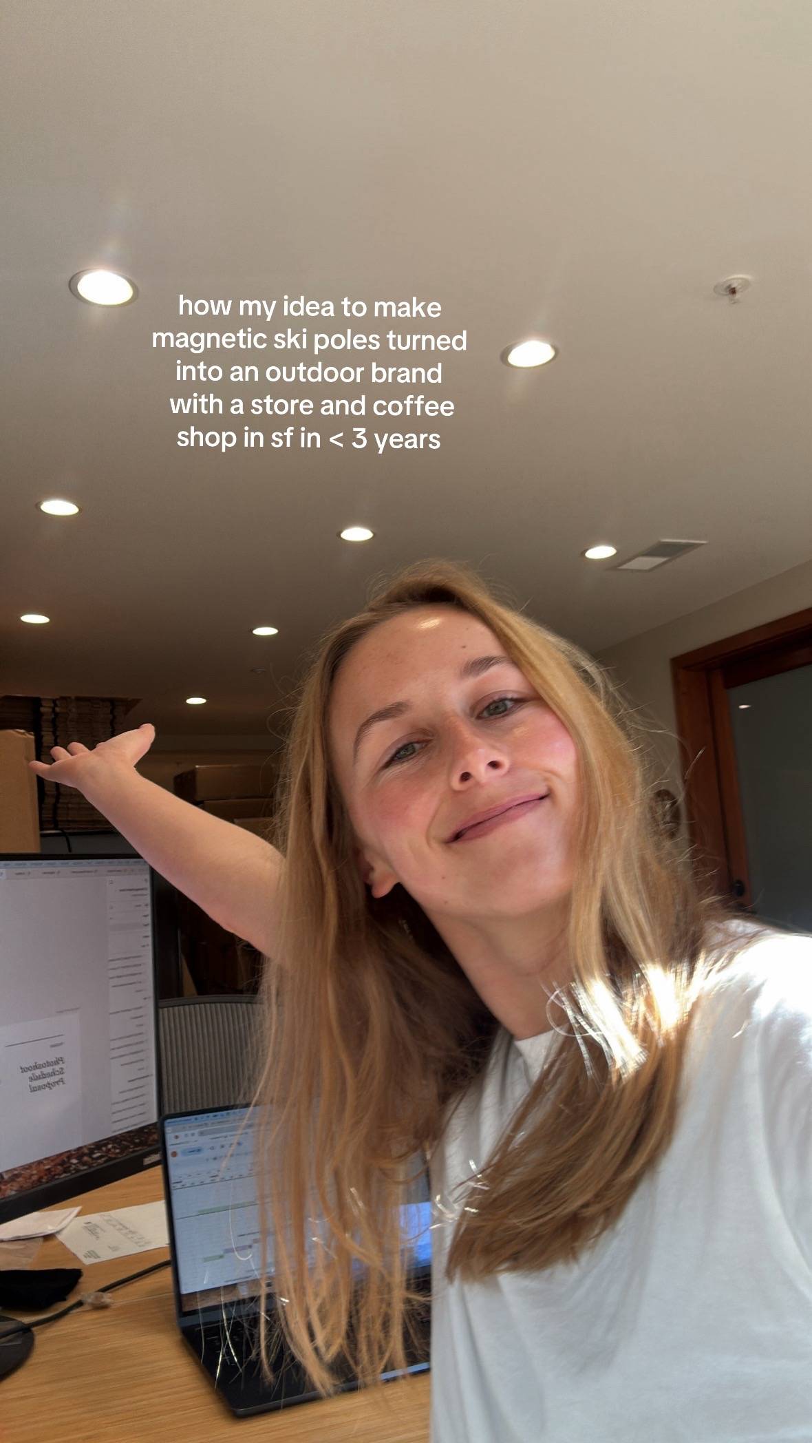 pov: you had to tell people you were leaving your job in venture capital to star