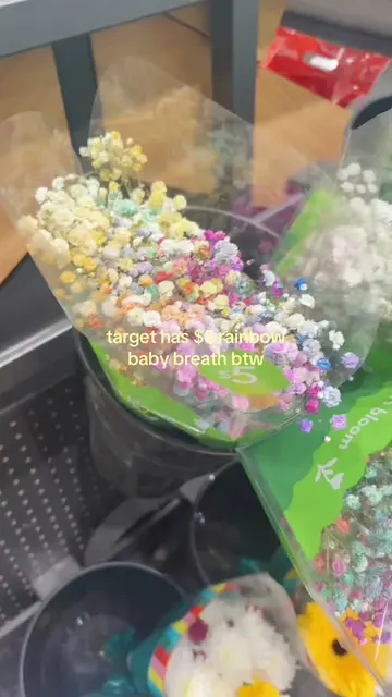 this is your sign to get some!! ☺️💐💖🫶🏼⭐️🍋#babybreath #targetchallenge #targ