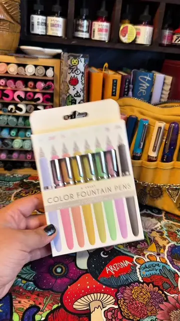 Trying fountain pens from Five Below #fountainpens #pens #pentok #pentesting #fi