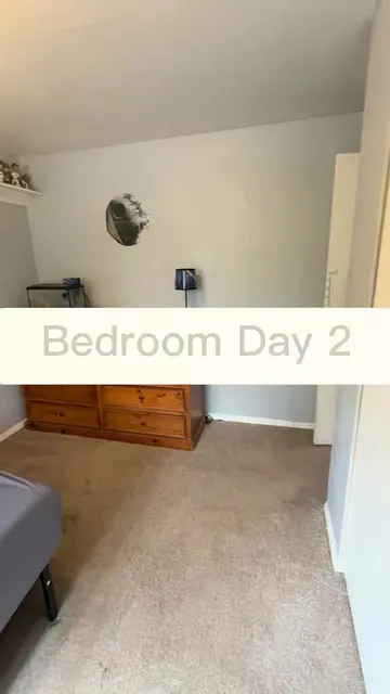 Bedroom Day 2! For a step-by-step guide to declutter and organize your home go c