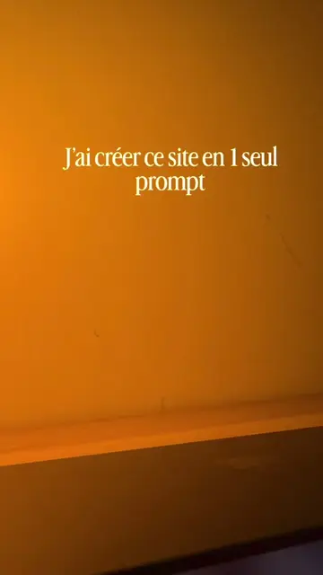 Créer un site comme ça sans coder ? 👀 J’ai juste utilisé Claude + Movento.dev. 