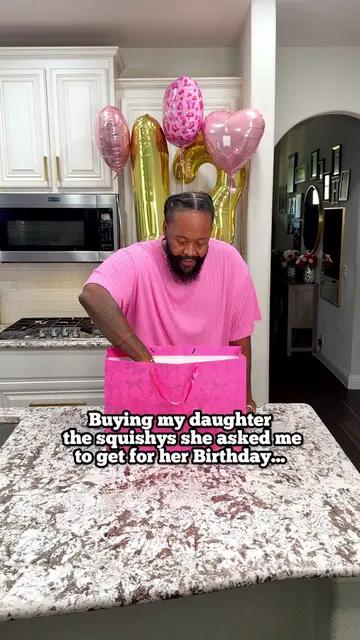 Happy 13th Birthday to my daughter Tya Larrae 🎉 I bought my princess the squish
