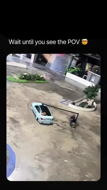 😂🔥 The chase camera setup looks wild, but the actual POV footage is next level