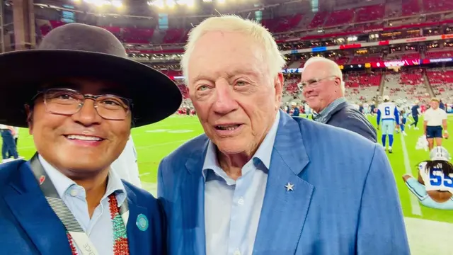 A special Ya’at’eeh from Jerry Jones to the Navajo Nation! ⭐️🏈 Go Cowboys! 🤠 G