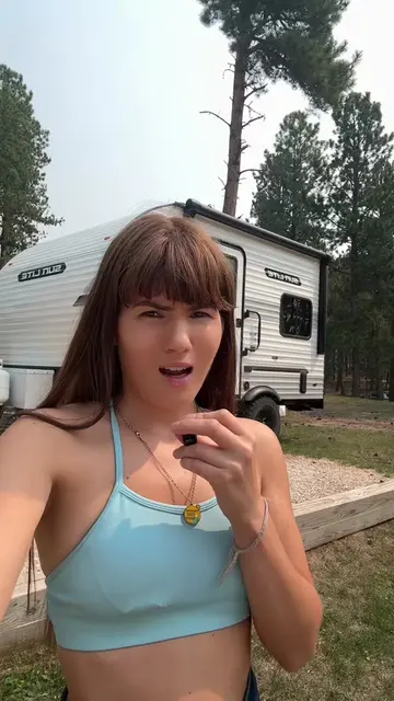 PEEING RED AGAIN😅😭 But we’re on our way to Colorado! ⛰️ With @kickinwithchrist