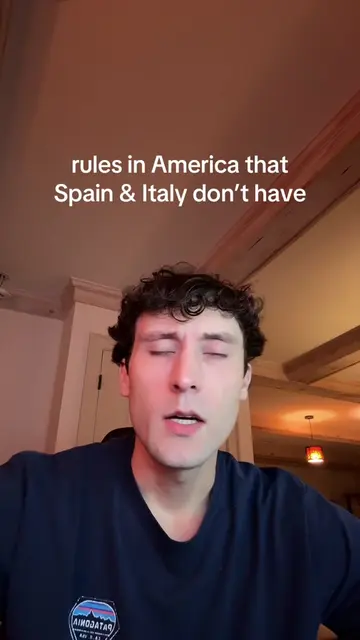 these are some “rules” in American that my friends from Spain and Italy found in
