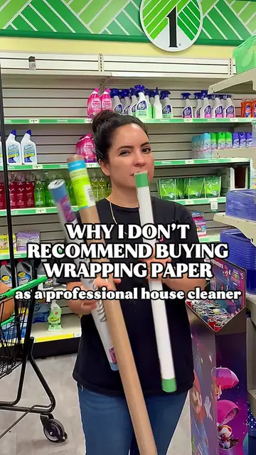 Wrapping paper seems harmless… until you’re trying to keep a home clean and orga