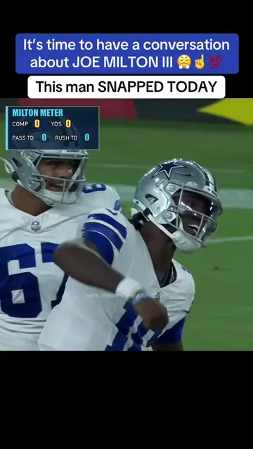 #joemilton #cowboys #nfl #dakprescott #georgepickens