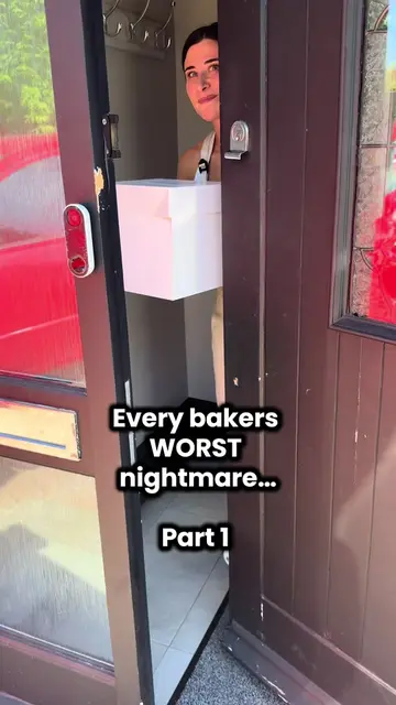 No cakes were harmed in the making of this video 🤣 Bakers, has this ever happen