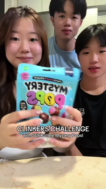 Clinkers challenge with my brothers!! We used @The SGFR Store Mystery Pops (hala