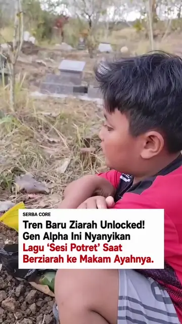 Bukan ayat suci, melainkan lagu 'Sesi Potret' yang dilantunkan anak generasi alp
