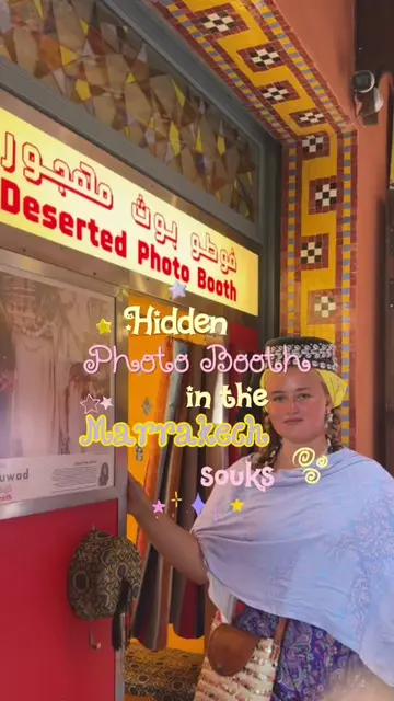 The perfect souvenir from Marrakech 📸⭐️🇲🇦 📍 Deserted Photo Booth, 36 Rue Ken