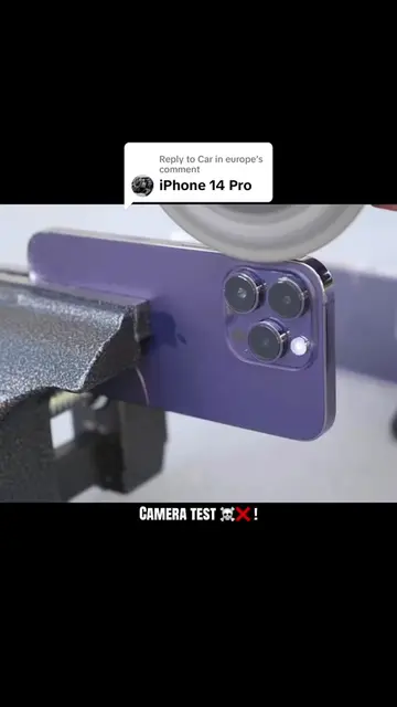 Replying to @Car in europe #iphone #apple #camera #drop #testing 