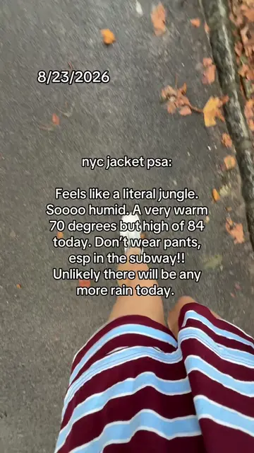See the rain wasn’t that bad this weekend 😋  #nycjacketpsa#nycweather#weather#n