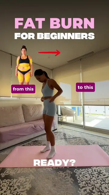 FAT BURN WORKOUT FOR BEGINNERS 🔥 #tipsforgirls #fatburn #workoutfromhome #burnf