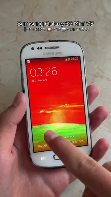 Samsung Galaxy S3 Mini VE (Value Edition) GT-I8200N nostalgia 🥹 This is just a 