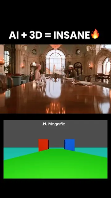 How to control your AI videos without 3D experience 😳 Magnific's new 3D tool le