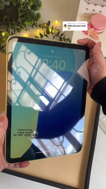 Replying to @mvp ˖ 𓍢ִ໋͙֒ ❀ Ipad screen must-have Ipad tempered glass Screen pro